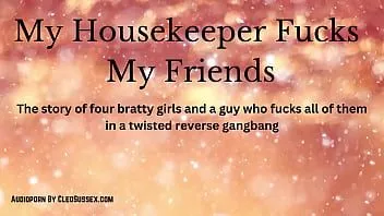 Redare Gangbang inversat cu patru fete pe menajeră - carte audio de la cleosussex.com