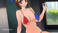Играть Хентайский аниме цирк: цифровое цирковое приключение Pomni - Creampie Fun!